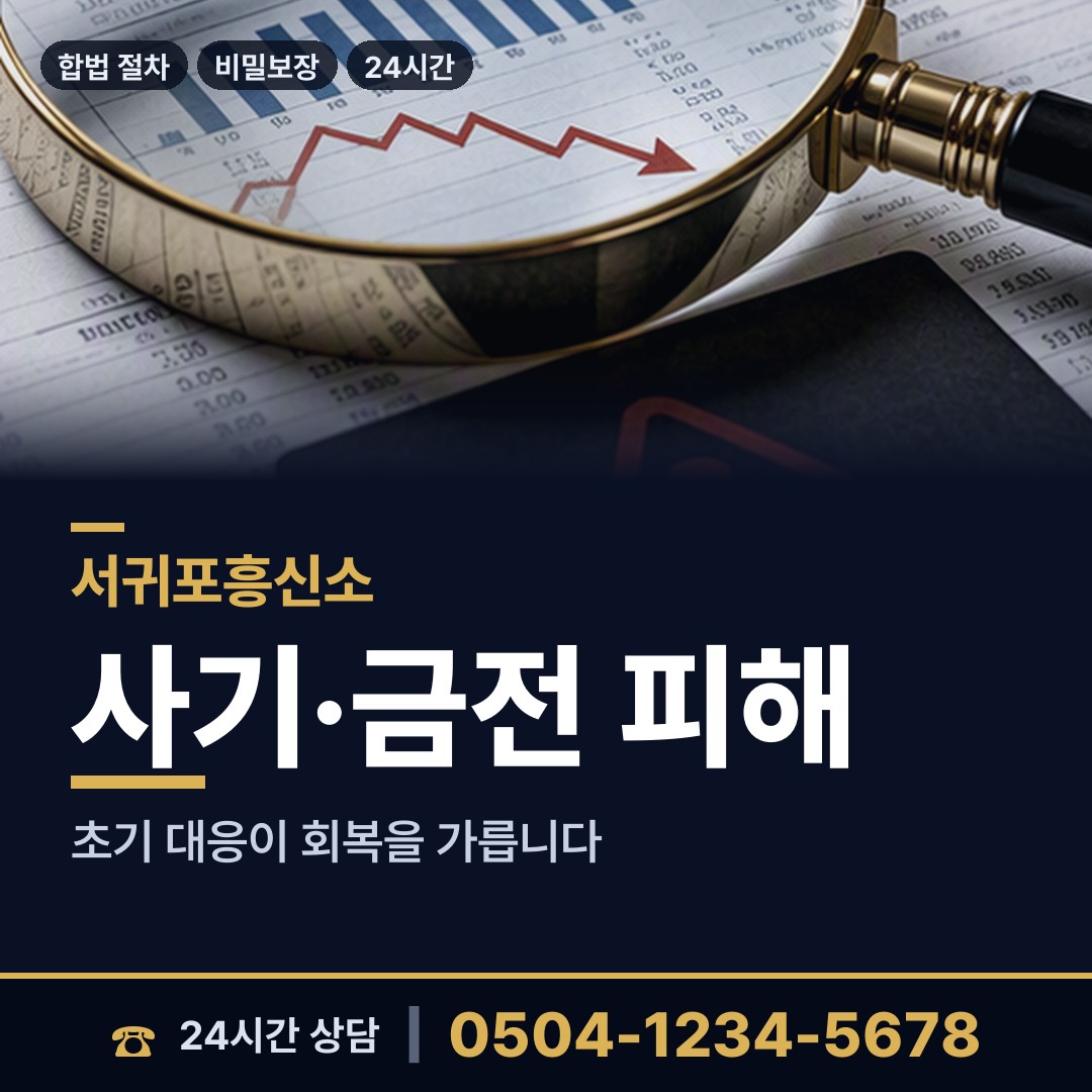 서귀포 효돈동 계약사기조사 상담 안내